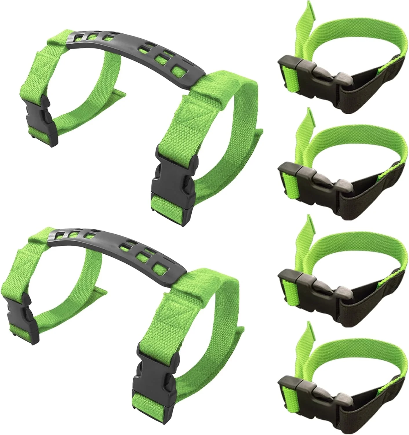 بندهای حمل آسان DaBoQQQ برای محوطه بازی سگ، 2 عددی (سبزتر) مناسب برای محوطه بازی سگ 6 پنلی، 8 پنلی، 12 پنلی و 16 پنلی با هر ارتفاعی، مناسب برای اکثر وسایل قابل حمل با دست یا جابجایی