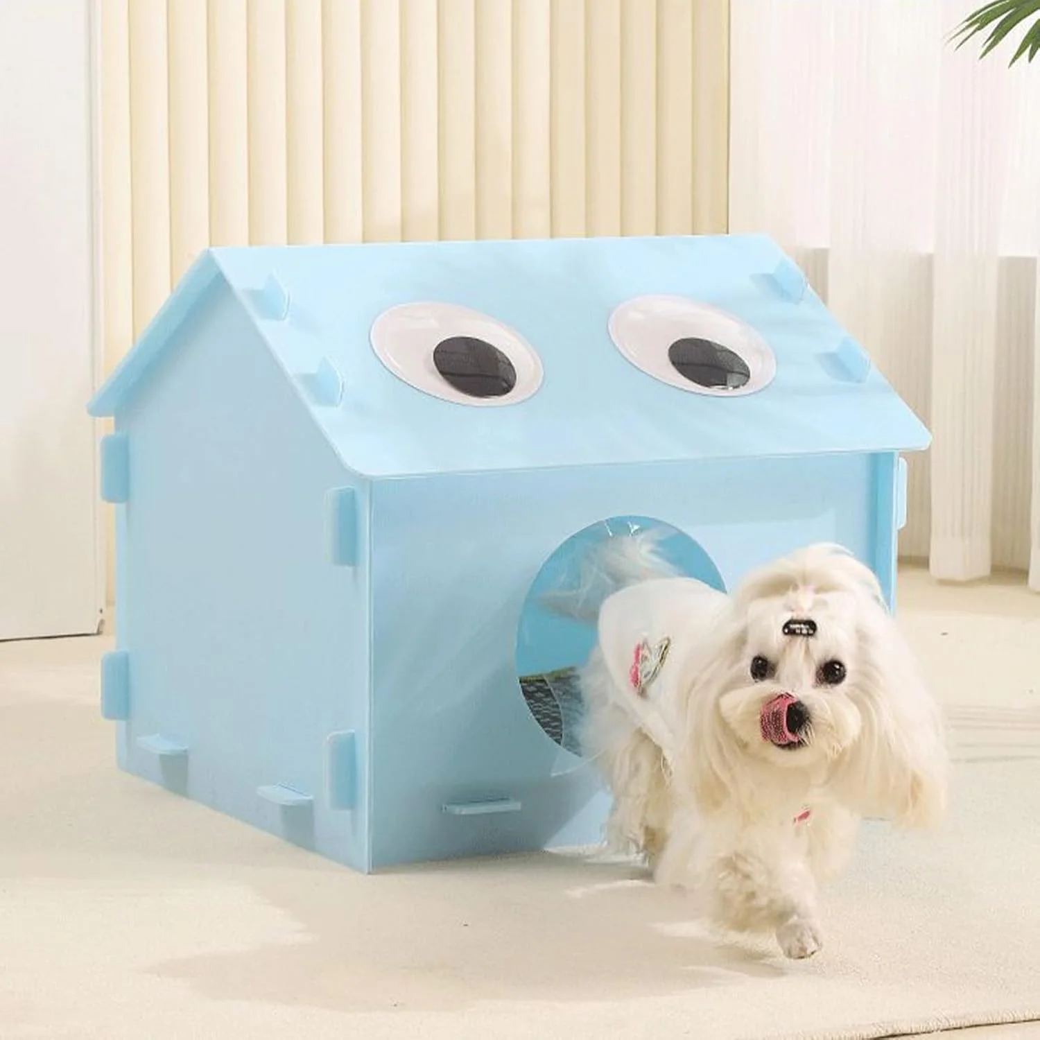 خانه خنک کننده گربه | لانه خواب ضد آب سگ برای اتاق خواب داخلی و خارجی، بالکن، اتاق نشیمن خانه خنک کننده گربه | لانه خواب ضد آب سگ برای اتاق خواب داخلی و خارجی، بالکن، اتاق نشیمن