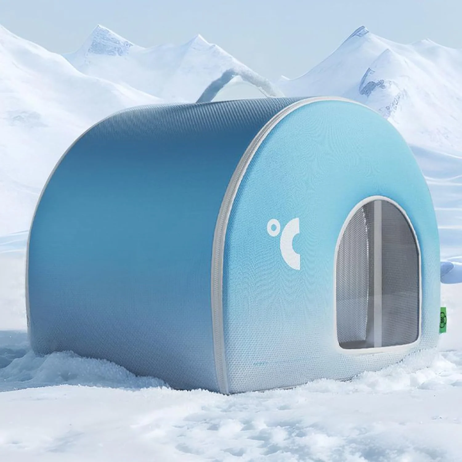 پناهگاه خنک کننده سگ | خانه خنک کننده سگ و گربه، پناهگاه یخی، خنکی طولانی مدت، مقاوم در برابر آب و هوا، خانه بزرگ حیوانات خانگی برای پارک
