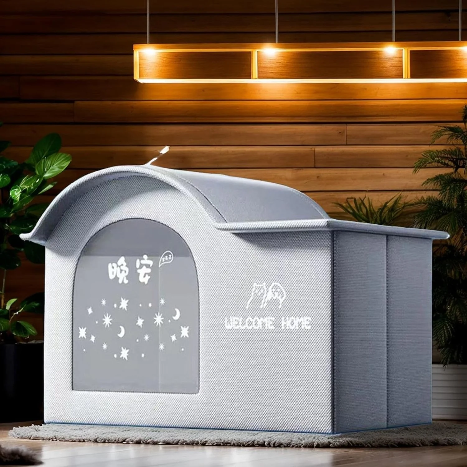 خانه خنک کننده سگ | چادر بچه گربه، خانه لانه عایق تاشو قابل حمل خنک برای سگ های خانگی توله سگ داخل سالن در فضای باز