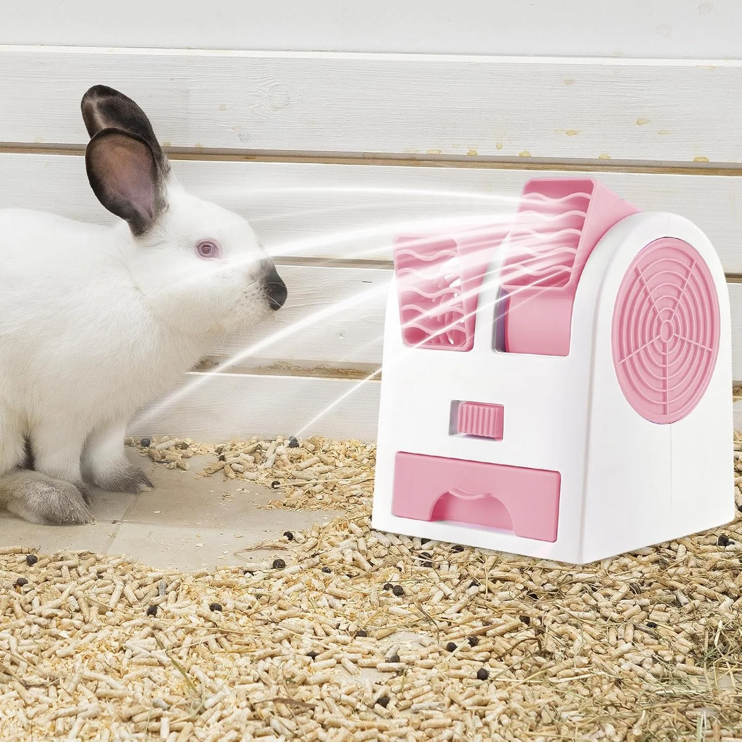 پنکه برای قفس سگ | پنکه قفس حیوانات خانگی برای خنک کردن سگ ها، تجهیزات خنک کننده قابل شارژ با باتری برای اتاق خواب، اتاق نشیمن، کمپینگ، RV، خواب