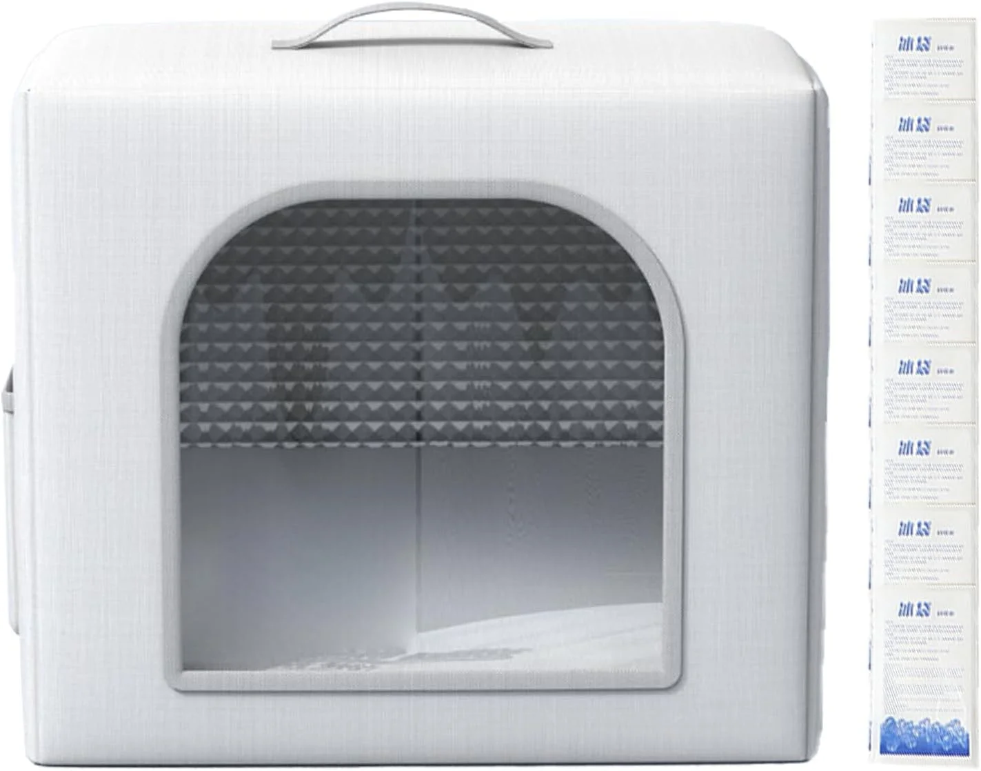 Dog House with Cooling,Conditioned Cooling Shelter for Pets | with 8 Ice Bags, Dog House for Farm Backyard Living Room Front Door Garden Patio