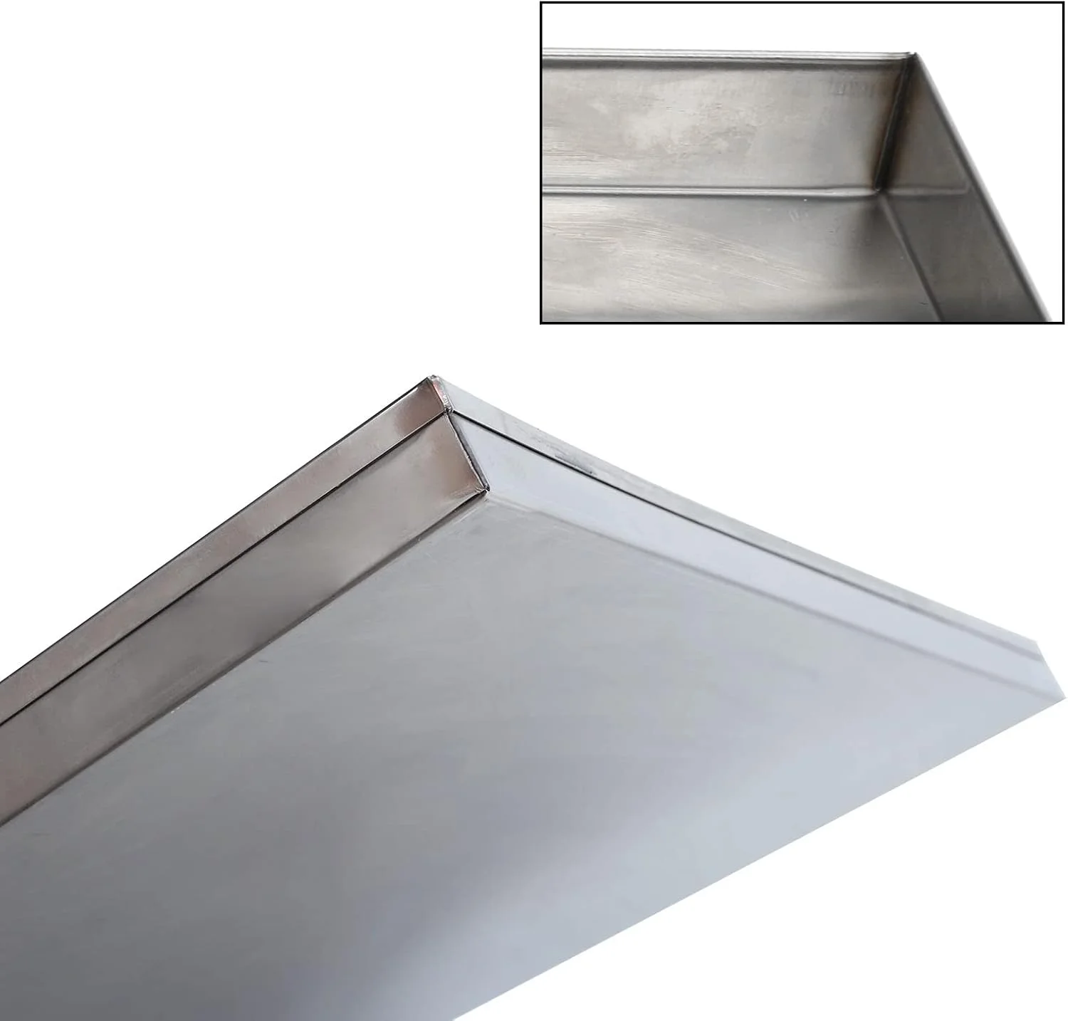 سینی جایگزین استیل ضد زنگ Confote با ابعاد 89x55 سانتی متر برای قفس سگ، مقاوم در برابر جویدن و ...