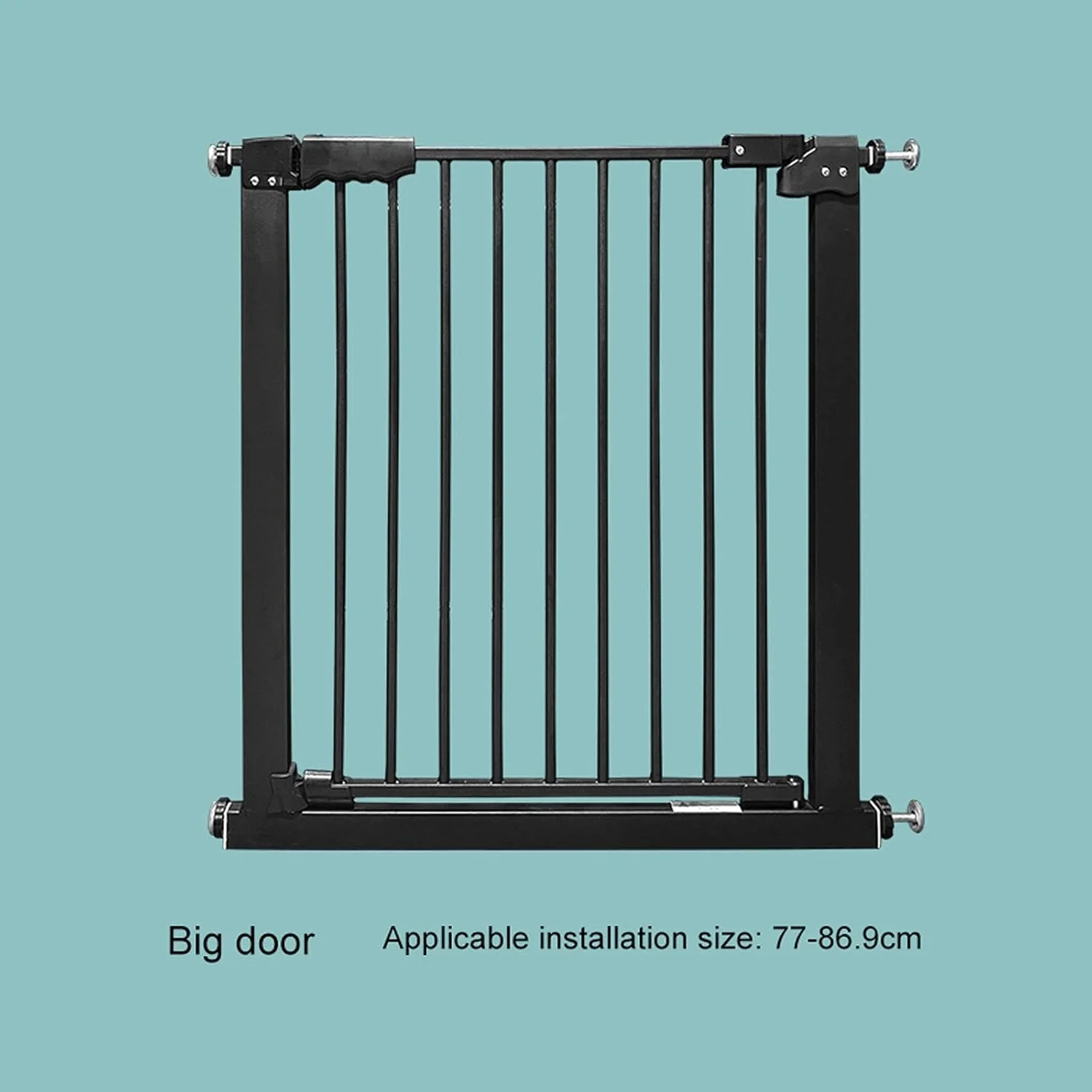 محافظ توری سگ CLoxks، دروازه های تاشو مستقل، دروازه حصار سگ و گربه، حصار سگ داخلی، حصار ایمن حیوانات خانگی، قفس سگ، حصار ایمنی توله سگ (اندازه: بزرگ)