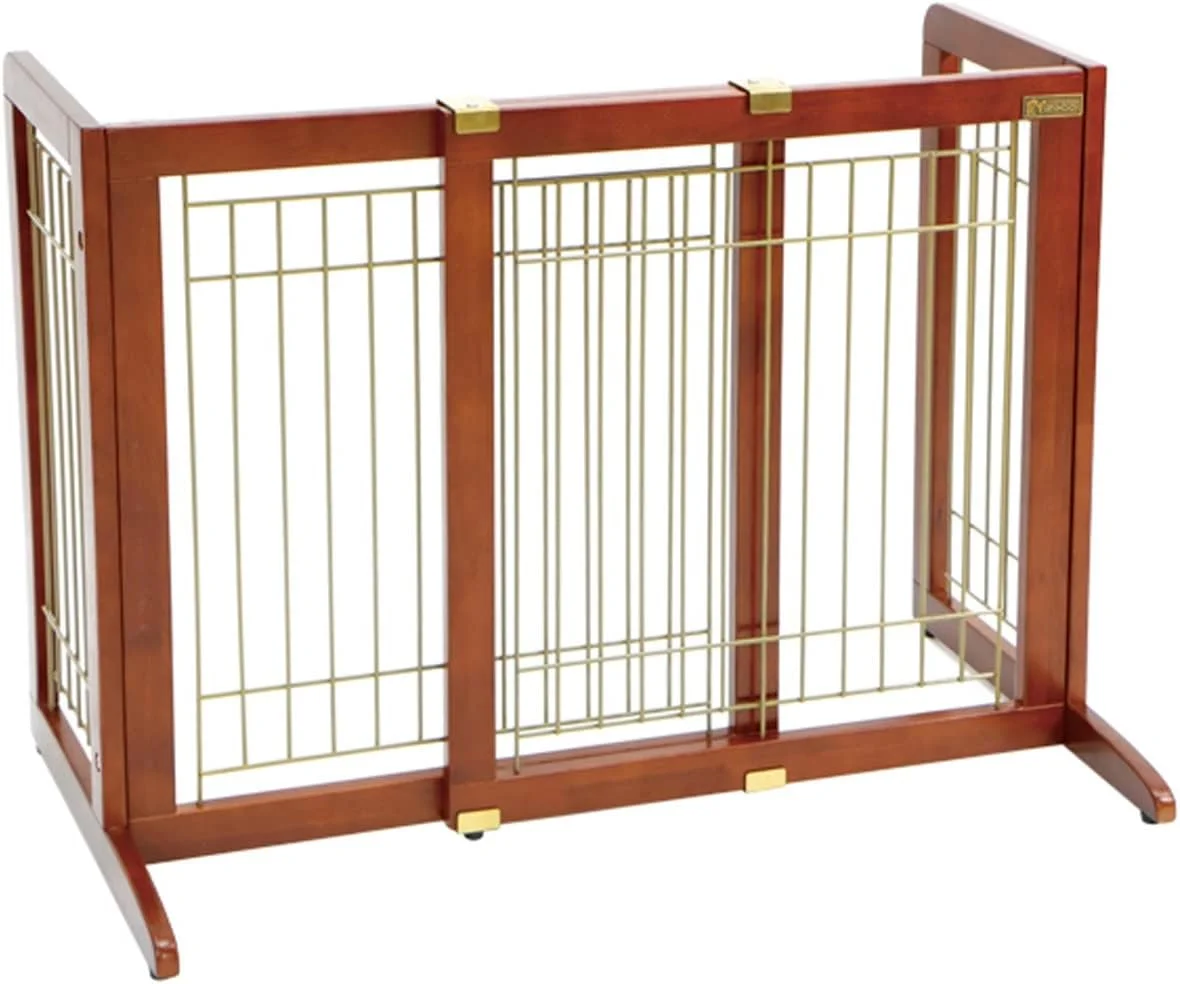 نرده تاشو مستقل سگ CLoxks، حصار حیوانات خانگی، درب جداکننده، نرده راه پله، قفس سگ بزرگ، متوسط ​​و کوچک، مسدود کننده درب، نرده ایمنی توله سگ (اندازه: 4 طبقه)