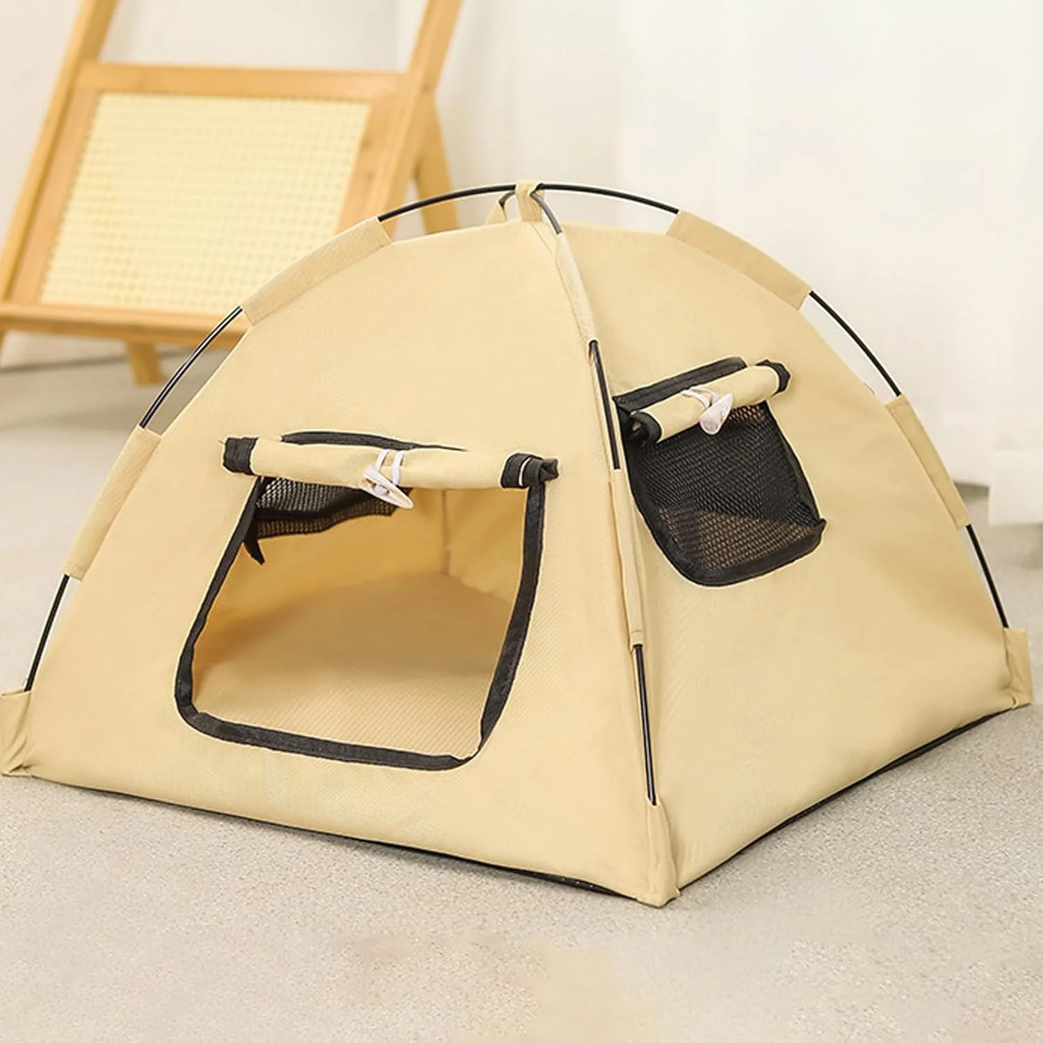 چادر گربه | سایه بان تاشو برای توله سگ - چادر ضد آب و قابل تنفس برای گربه ها، سگ ها، حیوانات کوچک، آپارتمان، مسافرت، پاسیو، ماجراجویی در فضای باز، باغ، بالکن، ساحل تابستانی چادر گربه | سایه بان تاشو برای توله سگ - چادر ضد آب و قابل تنفس برای گربه ها، سگ ها، حیوانات کوچک، آپارتمان، مسافرت، پاسیو، ماجراجویی در فضای باز، باغ، بالکن، ساحل تابستانی