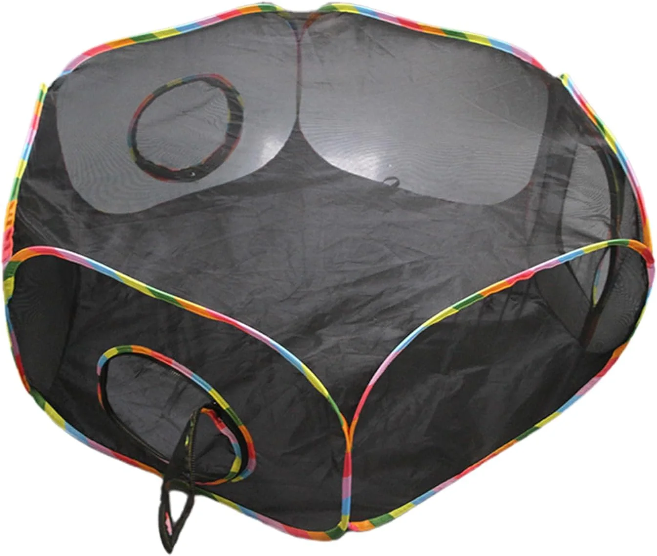 چادر گربه فضای باز - محوطه حیوانات چادر گربه فضای باز، لانه بازی تاشو و جادار حیوانات خانگی برای کودکان، خانواده، بزرگسالان و دوستان