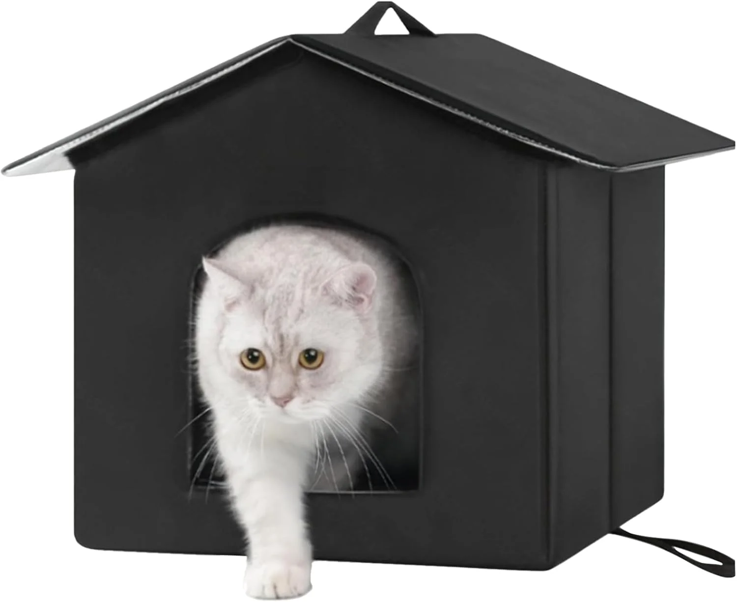 پناهگاه گربه - لانه گرم و ضد آب حیوانات خانگی برای زمستان، چادر حیوانات زمستانی عایق حرارتی و ضد آب برای چمن، حیاط خلوت، باغ، بالکن، پاسیو، حیاط