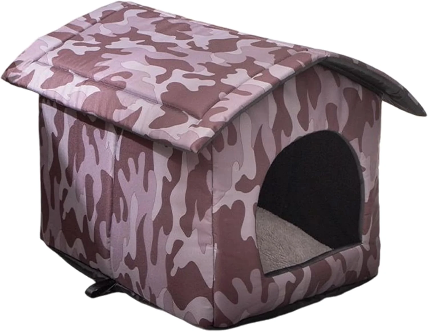 پناهگاه گربه در فضای باز، پناهگاه حیوانات خانگی ضد لغزش - خانه حیوانات خانگی ضد آب برای پاسیو، فضای باز، باغ، حیاط خلوت، کمپینگ، آپارتمان، بالکن، مزرعه، حیاط