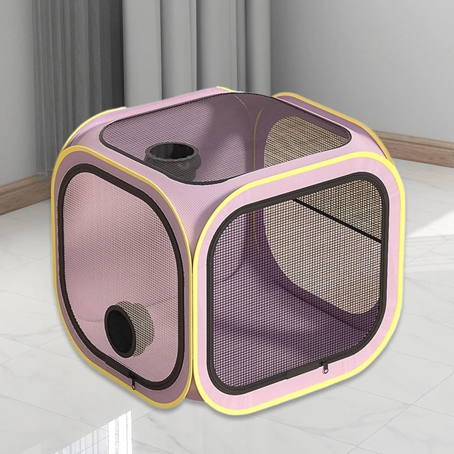 باکس خشک کن گربه، اتاق خشک کن - قفس قابل حمل خشک کن حیوانات خانگی، باکس ضد پرز و مو برای گربه ها، سگ ها و توله سگ ها