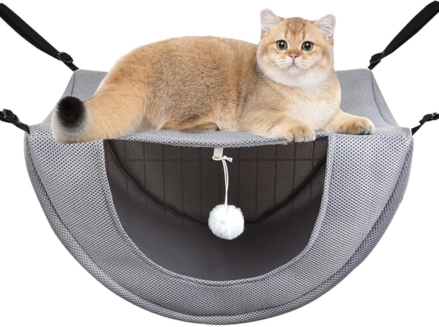 تخت آویز گربه برای قفس | تخت خواب ضخیم توری گربه - مناسب برای گربه های خانگی، راسو، همستر یا حیوانات کوچک، لوازم حیوانات خانگی راحت