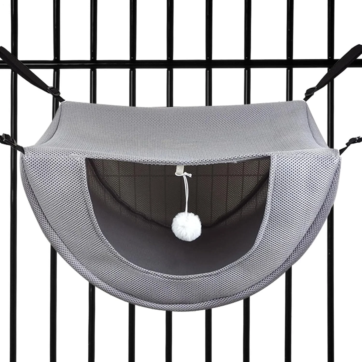 تخت آویز گربه - تخت خواب بچه گربه پارچه ای ضخیم توری | لوازم حیوانات خانگی راحت برای گربه های داخل خانه، راسو، همستر یا سایر حیوانات کوچک