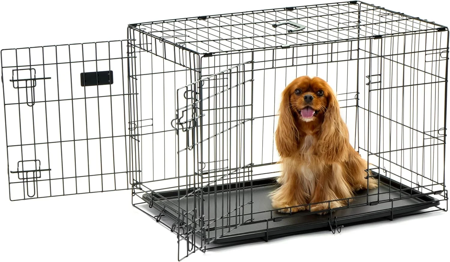 جعبه فلزی سگ کارلسون، مدل Secure and Compact، دو درب، سایز متوسط