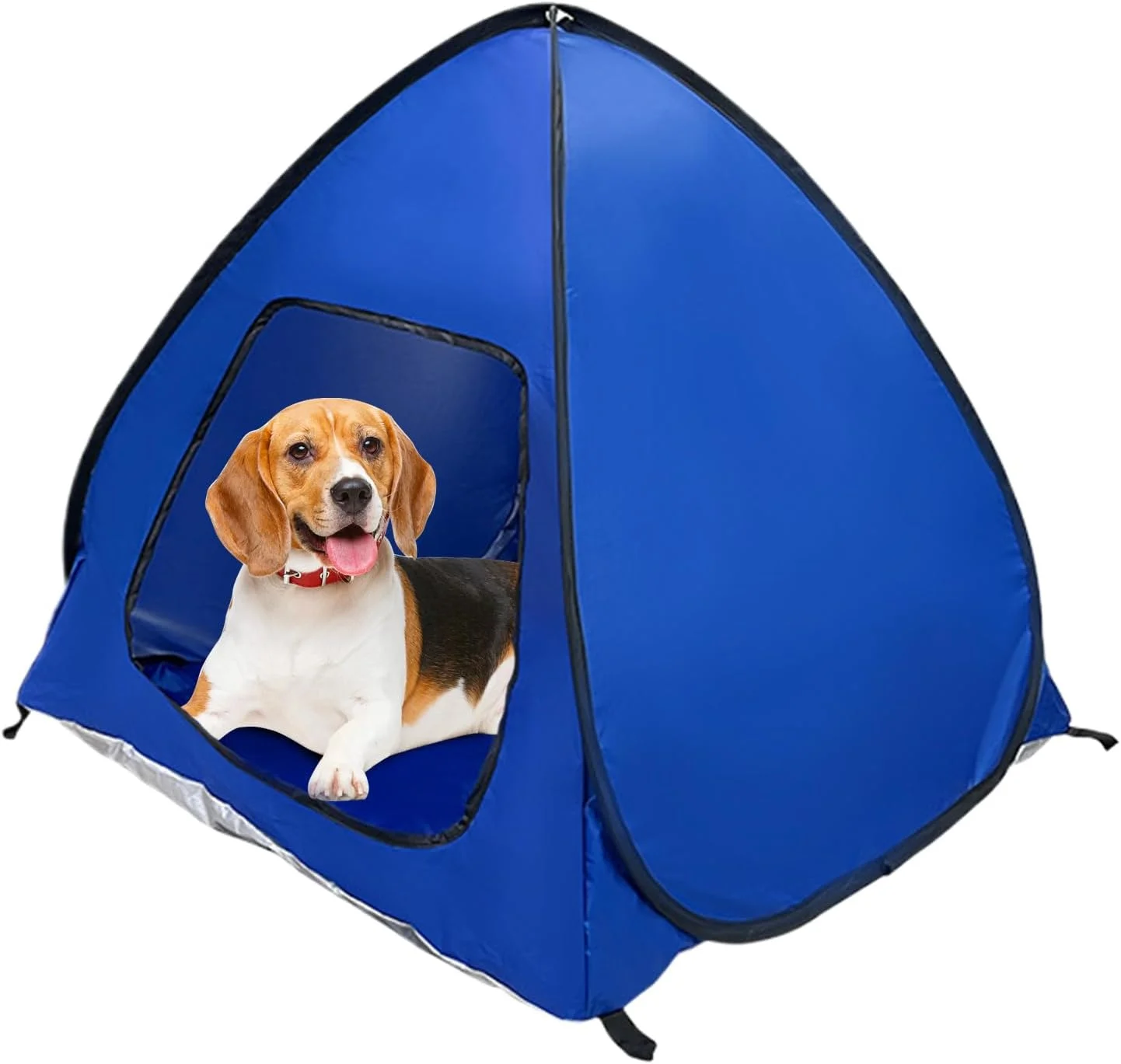 چادر مسافرتی سگ، پناهگاه تاشو قابل حمل حیوانات خانگی - چادر سایه بان حیوانات خانگی، لوازم استراحت سگ و گربه برای چمن، پاسیو، کمپینگ، گردش در حیاط خلوت