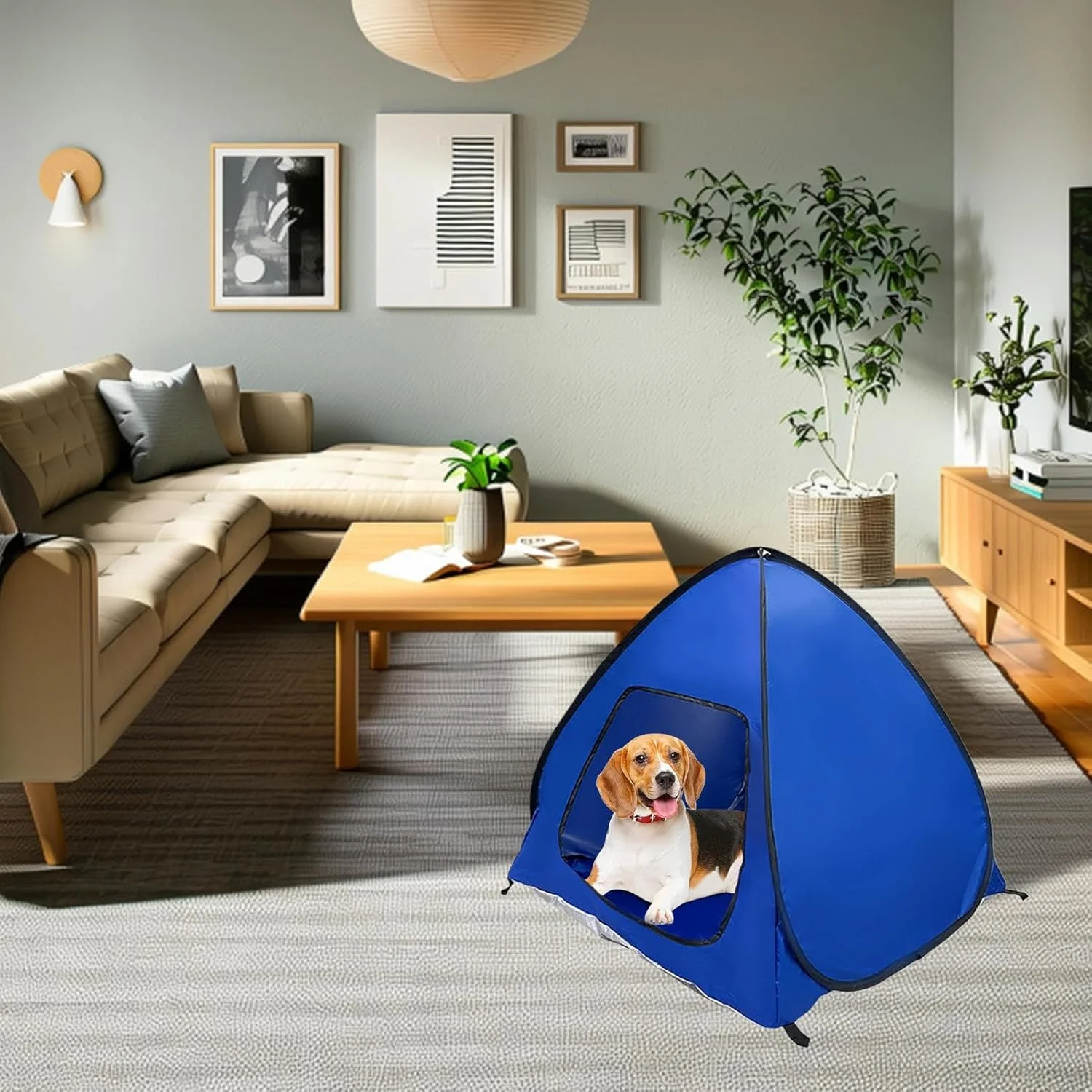 Dog Tent for Camping | Foldable Pet House Waterproof Shelter,Outside Cat Dog Outside Shade Tent for Picnicking Lawn Garden Patio Outings Backyard