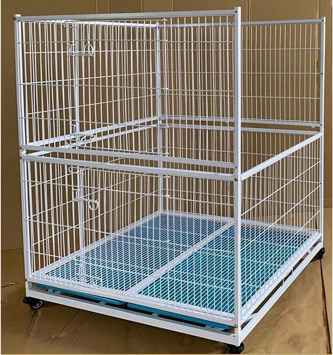 قفس حیوانات خانگی، قفس گربه سه طبقه، سینی زیرین، قفس ویلایی گربه، قفس سگ