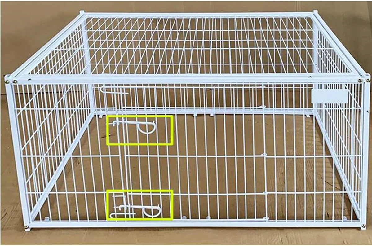 قفس حیوانات خانگی، قفس گربه سه طبقه، سینی زیرین، قفس ویلایی گربه، قفس سگ