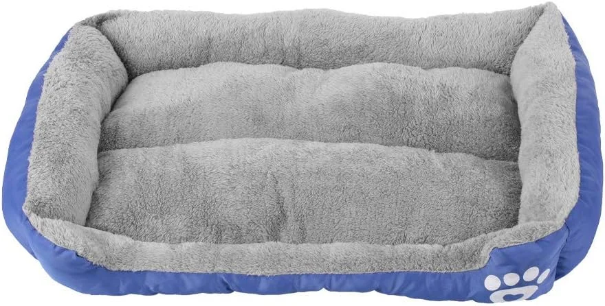 تخت سگ، تخت نرم حیوانات خانگی، مبل سگ، پد گربه، کف ضد لغزش، بستر گرم شونده و تنفسی برای خانه سگ با اندازه 30 اینچ سایز M