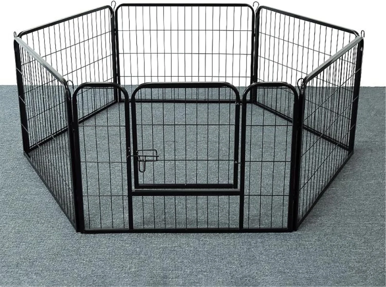 محوطه بازی تاشو حیوانات خانگی BLZQSQ، حصار آهنی، لانه سگ، خانه حیوانات خانگی، آموزش تمرین، فضای توله سگ، لوازم سگ DIY، قفس خرگوش