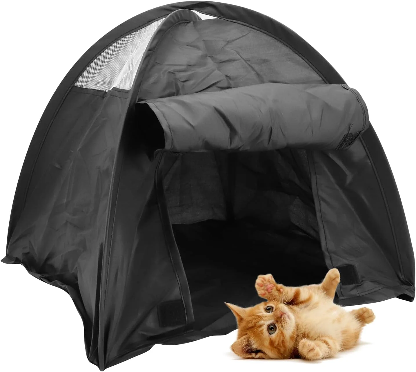 چادر کوچک گربه و سگ Beowanzk برای فضای باز، لانه گربه | تیپی سگ برای داخل و خارج از خانه، خانه گربه و سگ در فضای باز، لوازم جانبی مخفیگاه توله سگ و بچه گربه