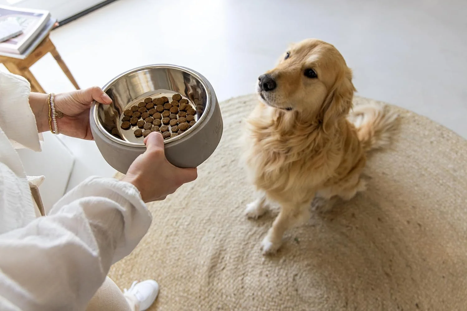 Beeztees K&Bz Dish Dog Riboco 2 20 x 20 x 6 cm / 700 ml Grey 2000 g