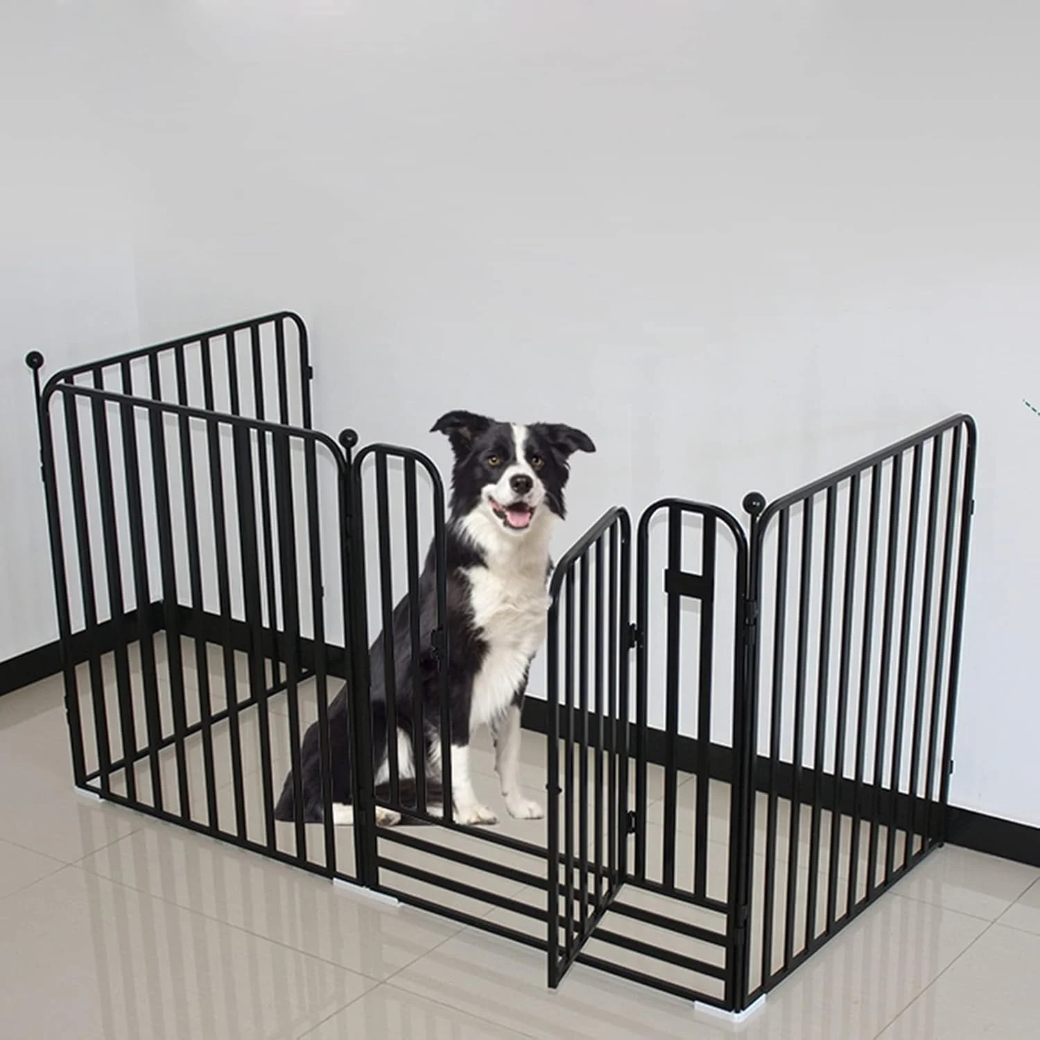 محوطه بازی سگ BaiBnn، محوطه بازی تاشو و قابل حمل برای سگ، گربه، خرگوش، مناسب فضای داخلی/خارجی (سایز: 180 * 90 * 120، رنگ: مشکی) محوطه بازی سگ BaiBnn، محوطه بازی تاشو و قابل حمل برای سگ، گربه، خرگوش، مناسب فضای داخلی/خارجی (سایز: 180 * 90 * 120، رنگ: مشکی)