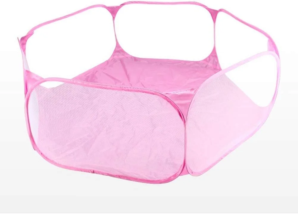 استخر توپ کودکان، چادر حیوانات کوچک، قفس خزندگان، محوطه بازی تنفسی شفاف حیوانات خانگی، حصار تمرینی بازشو در فضای باز و سرپوشیده (صورتی)