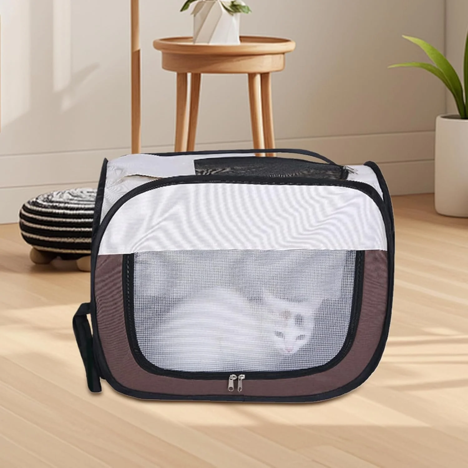 باکس خشک کن حیوانات خانگی | قفس خشک کن برای گربه ها و سگ ها، لوازم جانبی ضد پرواز مو برای نظافت حیوانات خانگی برای مسافرت، خانه، داخل و خارج از منزل، تعطیلات