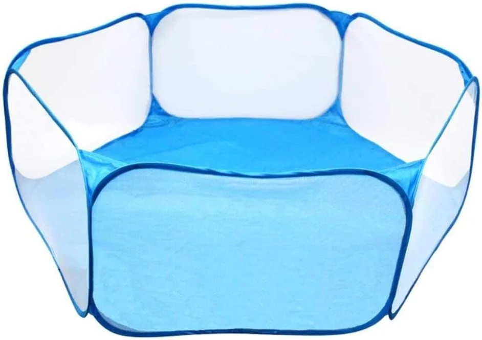 محوطه بازی تاشو و قابل حمل حیوانات کوچک، قفس توری شفاف و تنفسی محوطه بازی تاشو و قابل حمل حیوانات کوچک، قفس توری شفاف و تنفسی