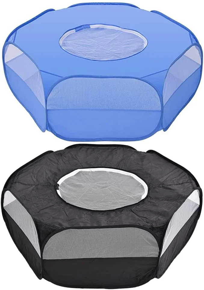 محوطه بازی حیوانات کوچک، تاشو، سگ، محوطه تمرین، قفس، چادر بازی توله سگ، لوازم حمل سگ مشکی، چادر