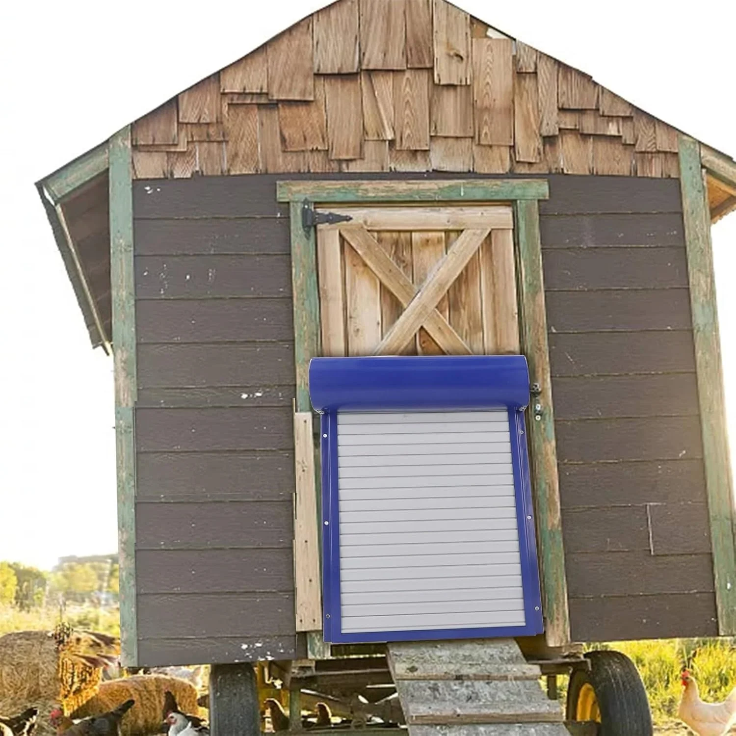 درب قابل تنظیم لانه مرغ، درب لانه مرغ زمان دار با حالت دستی برای مزرعه درب قابل تنظیم لانه مرغ، درب لانه مرغ زمان دار با حالت دستی برای مزرعه