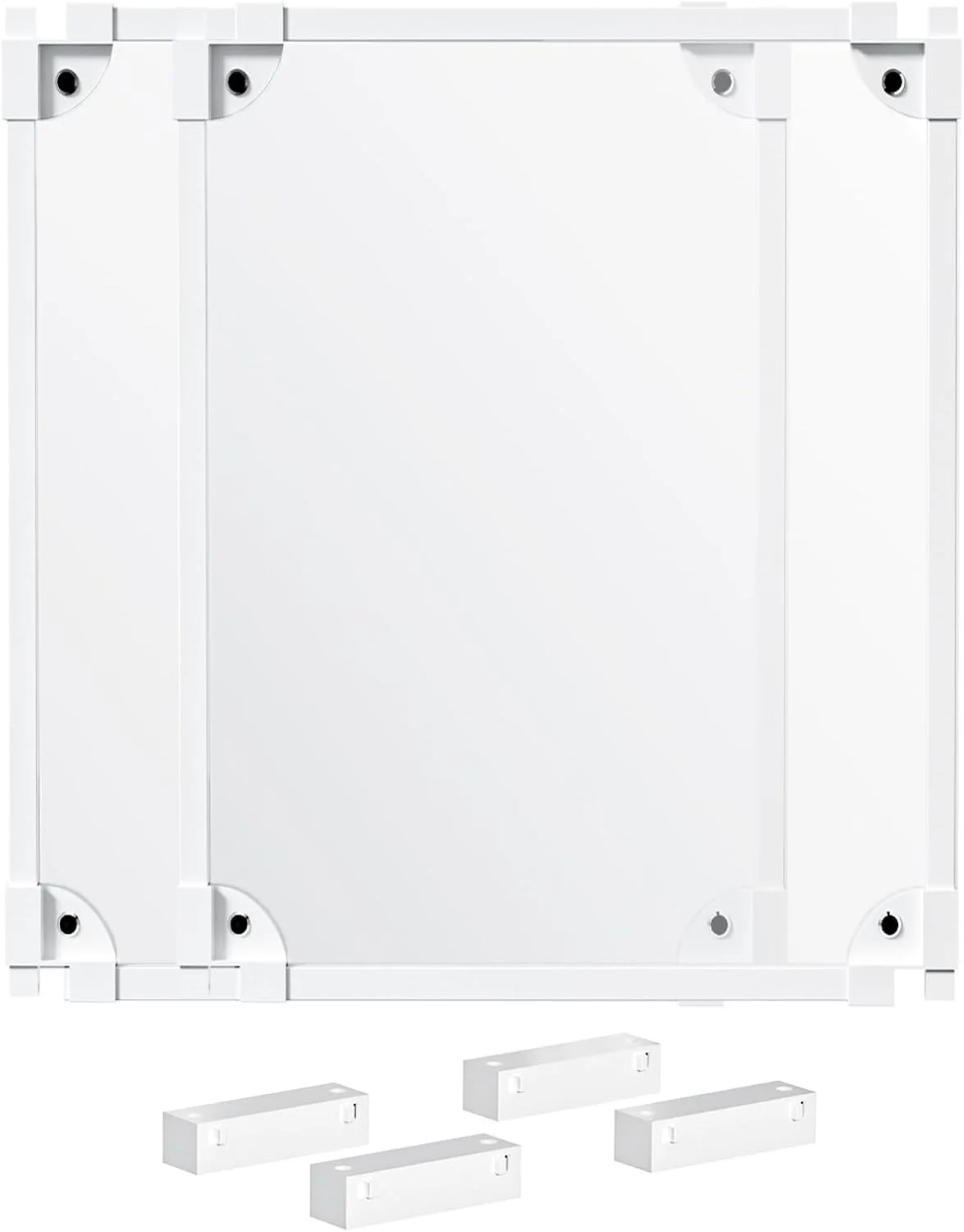 محوطه بازی حیوانات خانگی فلزی اکریلیک (سفید، ارتفاع 75 سانتی متر، 10 تکه)