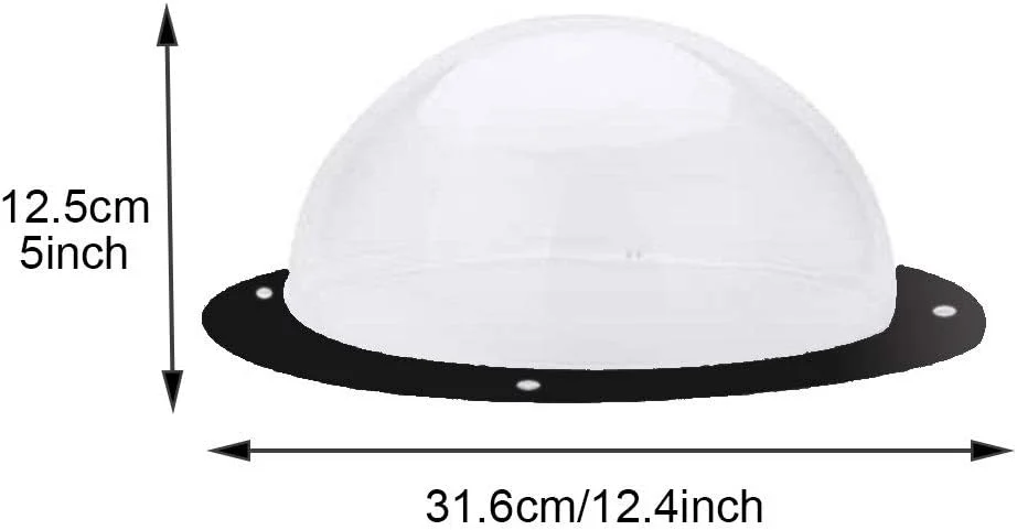 پنجره حصار سگ، گنبد آکریلیک سگ، حصار برای دیدن بیرون، گنبد دید شفاف پنجره نگاه دزدکی حیوان خانگی برای حصار حیاط خلوت، خانه سگ، کاهش پارس کردن