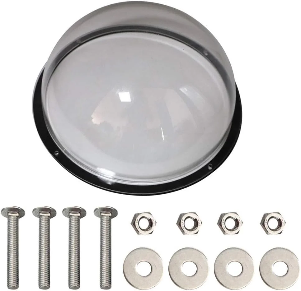 پنجره حصار سگ، گنبد آکریلیک سگ، حصار برای دیدن بیرون، گنبد دید شفاف پنجره نگاه دزدکی حیوان خانگی برای حصار حیاط خلوت، خانه سگ، کاهش پارس کردن