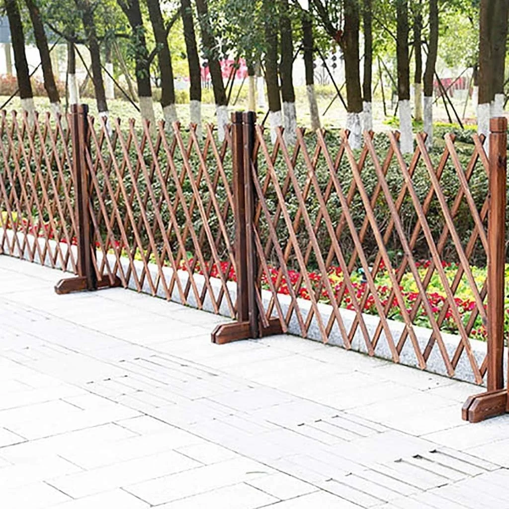 حصار باغچه، حصار چوبی / حصار تزئینی برای بالکن / نرده تلسکوپی / تزئینات مشبک / حصار باغ در فضای باز / حصار حیوانات خانگی / درب مانع جمع شونده (اندازه: 120 * 50 سانتی متر) حصار باغچه، حصار چوبی / حصار تزئینی برای بالکن / نرده تلسکوپی / تزئینات مشبک / حصار باغ در فضای باز / حصار حیوانات خانگی / درب مانع جمع شونده (اندازه: 120 * 50 سانتی متر)