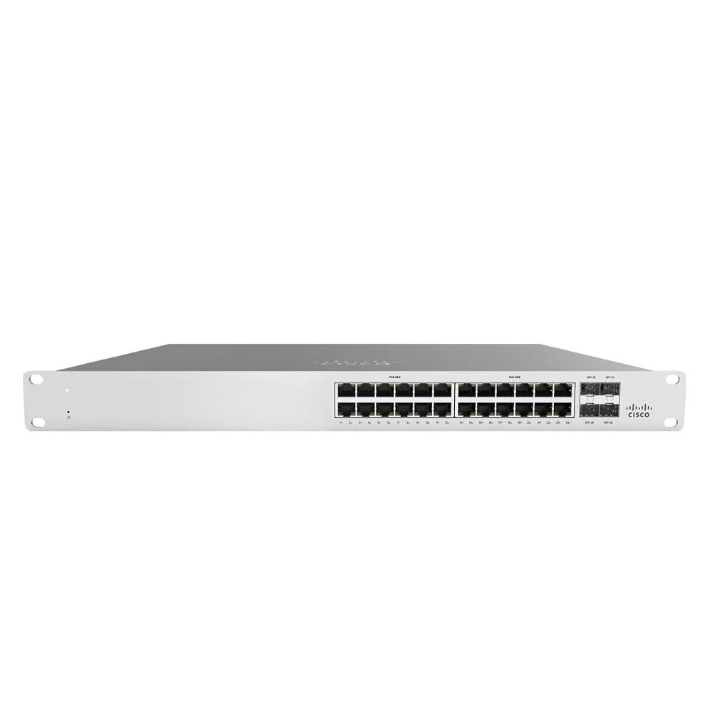 سوئیچ سیسکو Meraki MS120-24P 1G L2 Cld -Mngd با 24 پورت گیگابیتی PoE 370W