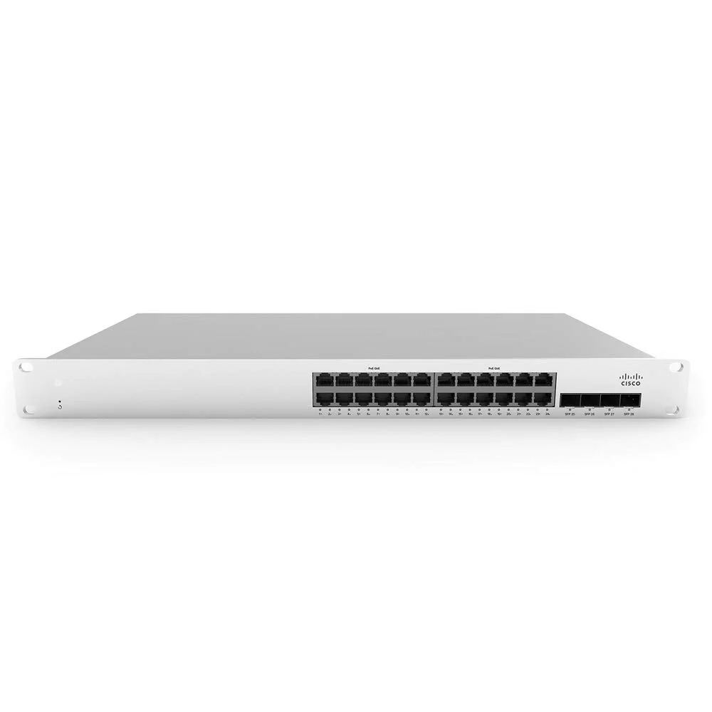 سیسکو مراکی | MS210-24P-HW | سوئیچ مراکی MS210-24P 1G L2 Cld-Mngd با 24 پورت گیگابیتی اترنت و 370W PoE