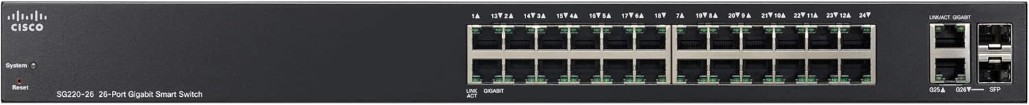 سوئیچ 26 پورت سیسکو SG220-26 سوئیچ 26 پورت سیسکو SG220-26