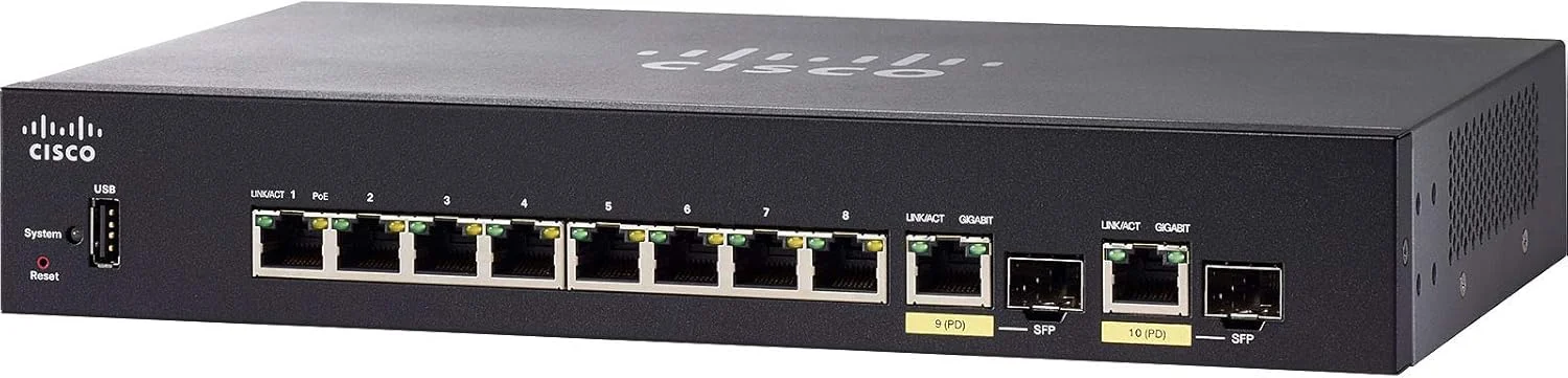 سوئیچ لایه 3 سیسکو 8 پورت - SF352-08P-K9