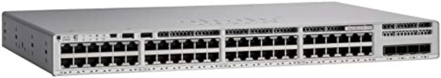 سوییچ سیسکو Catalyst 9200L مدیریتی L3 گیگابیتی اترنت (10/100/1000) خاکستری با قابلیت Power over Ethernet (PoE)