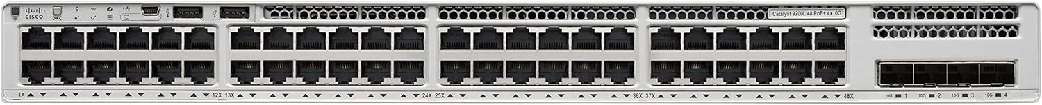 سوییچ سیسکو Catalyst 9200L مدیریتی L3 گیگابیتی اترنت (10/100/1000) خاکستری با قابلیت Power over Ethernet (PoE) سوییچ سیسکو Catalyst 9200L مدیریتی L3 گیگابیتی اترنت (10/100/1000) خاکستری با قابلیت Power over Ethernet (PoE)