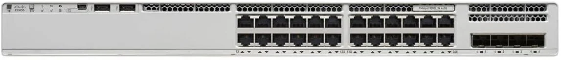 سوییچ سیسکو CATALYST 9200L با 24 پورت POE و 4 پورت 10G NE