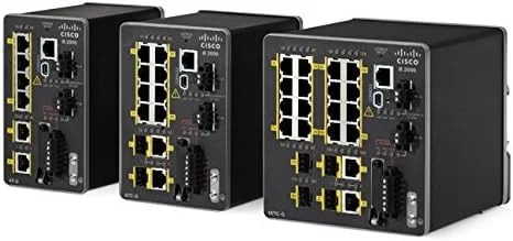 سوئیچ شبکه سیسکو IE-2000-16TC-G-N مدیریت شده L2 فست اترنت (10/100) مشکی