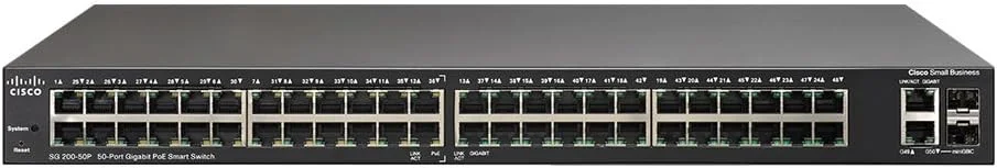 سوئیچ سیسکو SG500-52P-K9-NA SG500 با 52 پورت PoE قابل استک