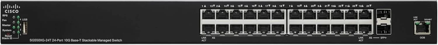 سوئیچ 24 پورت سیسکو SG550XG-24T-K9-NA