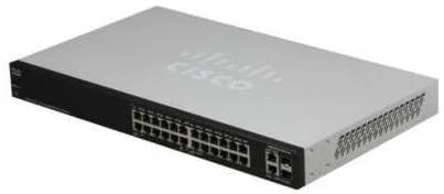 سوئیچ هوشمند سیسکو SLM2024PT-NA SG 200 26P گیگابیتی 26 پورت PoE، 2 عدد SFP ترکیبی
