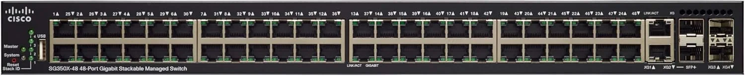 سوئیچ سیسکو Small Business SG350X-48P-K9 (طلایی - SG350X48PK9NA) سوئیچ سیسکو Small Business SG350X-48P-K9 (طلایی - SG350X48PK9NA)