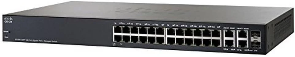 سوئیچ مدیریتی 28 پورت گیگابیتی PoE+ سیسکو SG300-28PP-K9-NA