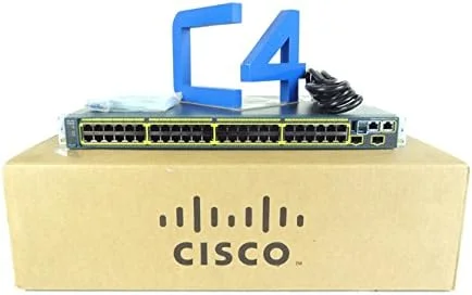 سوئیچ سیسکو مدل WS-C2960S-48TS-S Catalyst 2960S با 48 پورت 10/100/1000 SFP LAN Lite