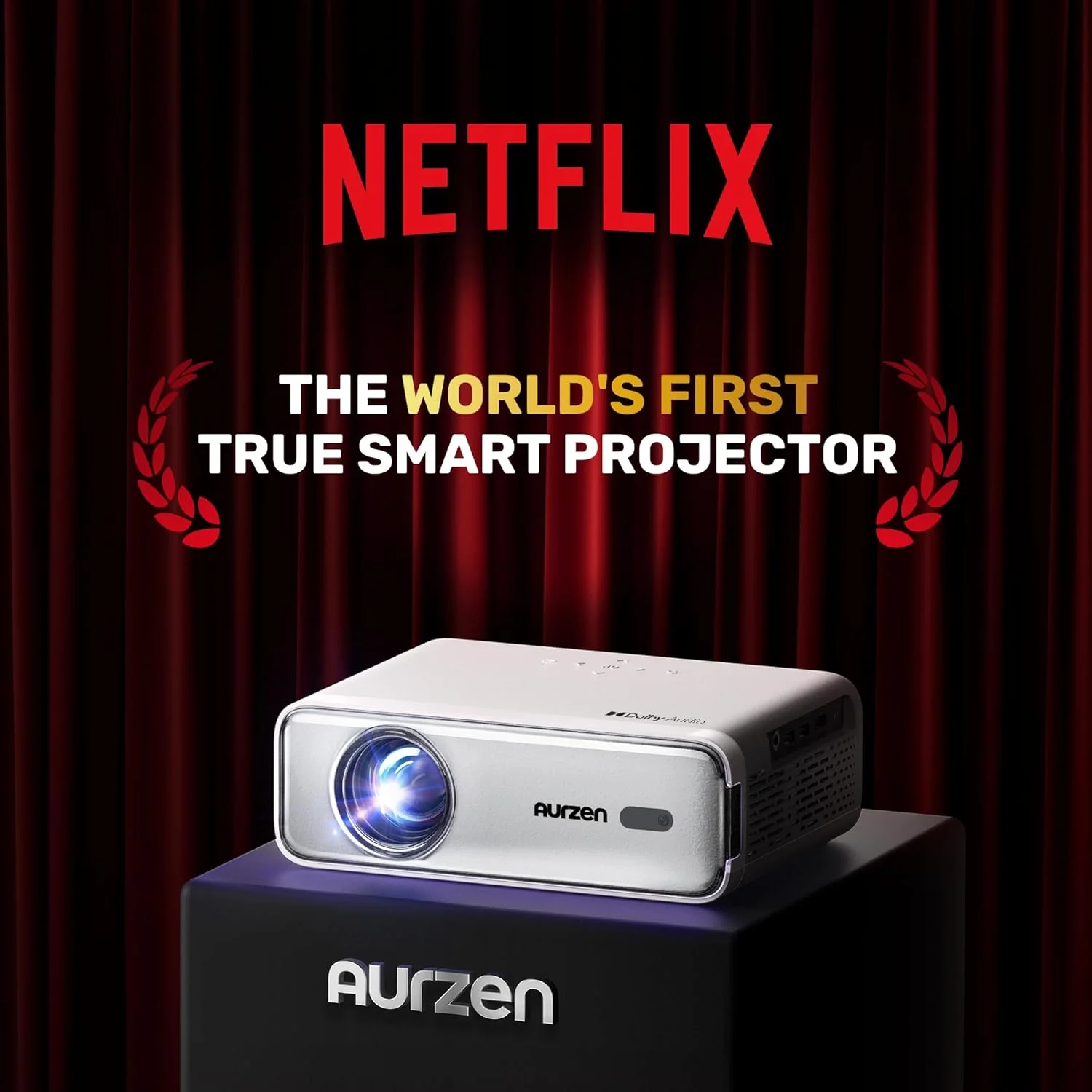 پروژکتور Aurzen Eazze D1 4K، مناسب برای نتفلیکس و صدای دالبی، فوکوس خودکار/تصحیح ذوزنقه ای، پروژکتور وای فای بلوتوث، پشتیبانی از پروژکتور ویدئویی 4K 60 هرتز برای سینمای خانگی / تلفن همراه فضای باز، طلایی پروژکتور Aurzen Eazze D1 4K، مناسب برای نتفلیکس و صدای دالبی، فوکوس خودکار/تصحیح ذوزنقه ای، پروژکتور وای فای بلوتوث، پشتیبانی از پروژکتور ویدئویی 4K 60 هرتز برای سینمای خانگی / تلفن همراه فضای باز، طلایی